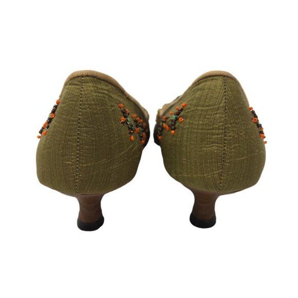 J. Jill Mary Jane Beaded Kitten Heels Pumps with Strap (Size 7) - Picture 4 of 8